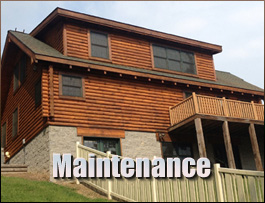  Brevard, North Carolina Log Home Maintenance